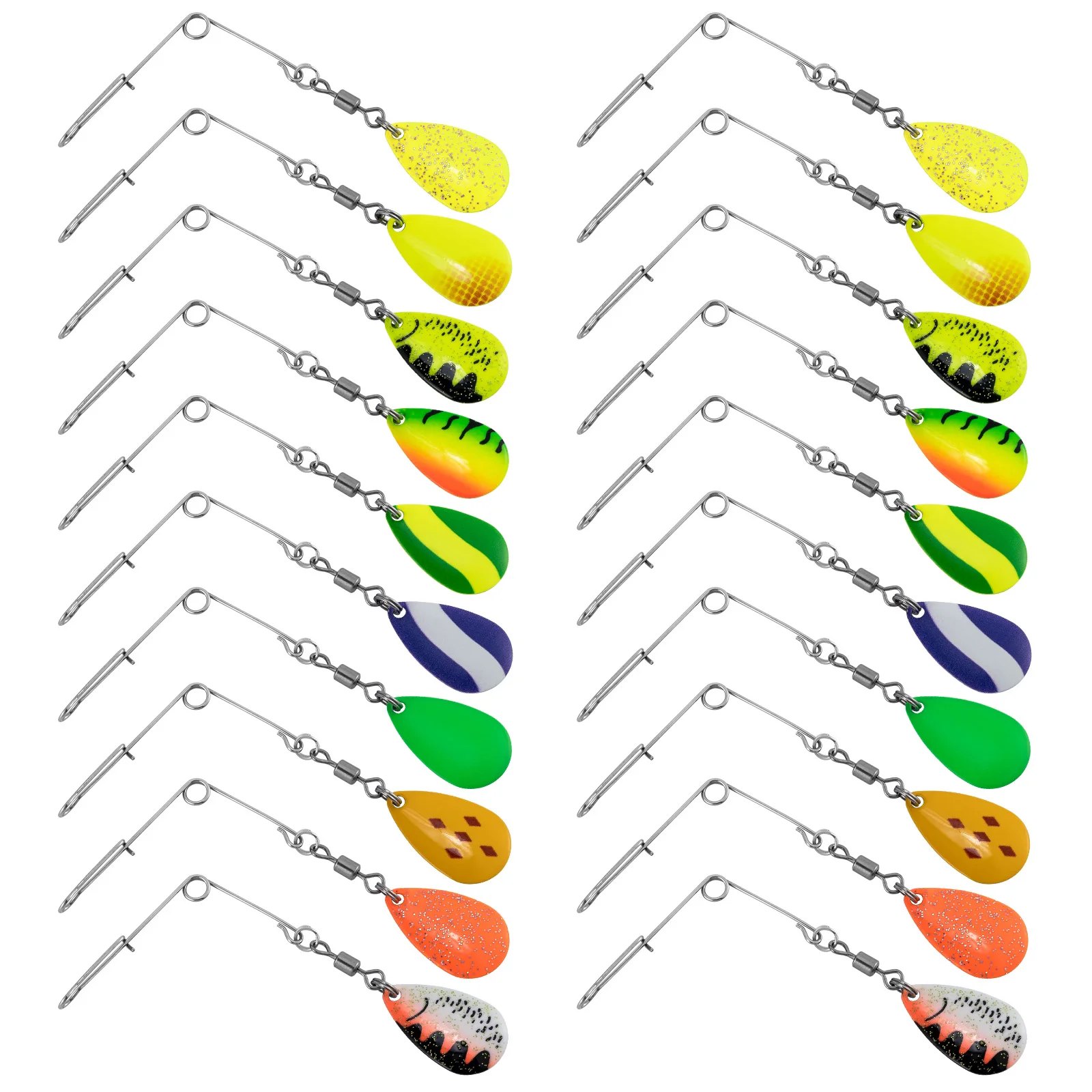 Juego completo de cuchillas Colorado para spinner de pesca de 3 piezas