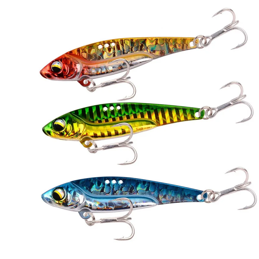 VIB Señuelo de Pesca con Vibración – Cebo Metal Cobre para Trucha - imagen 2