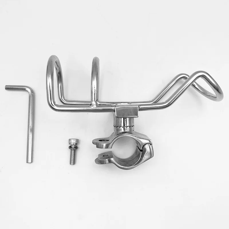 ShareShark soporte para cañas abrazadera acero inox 316 mar - imagen 2