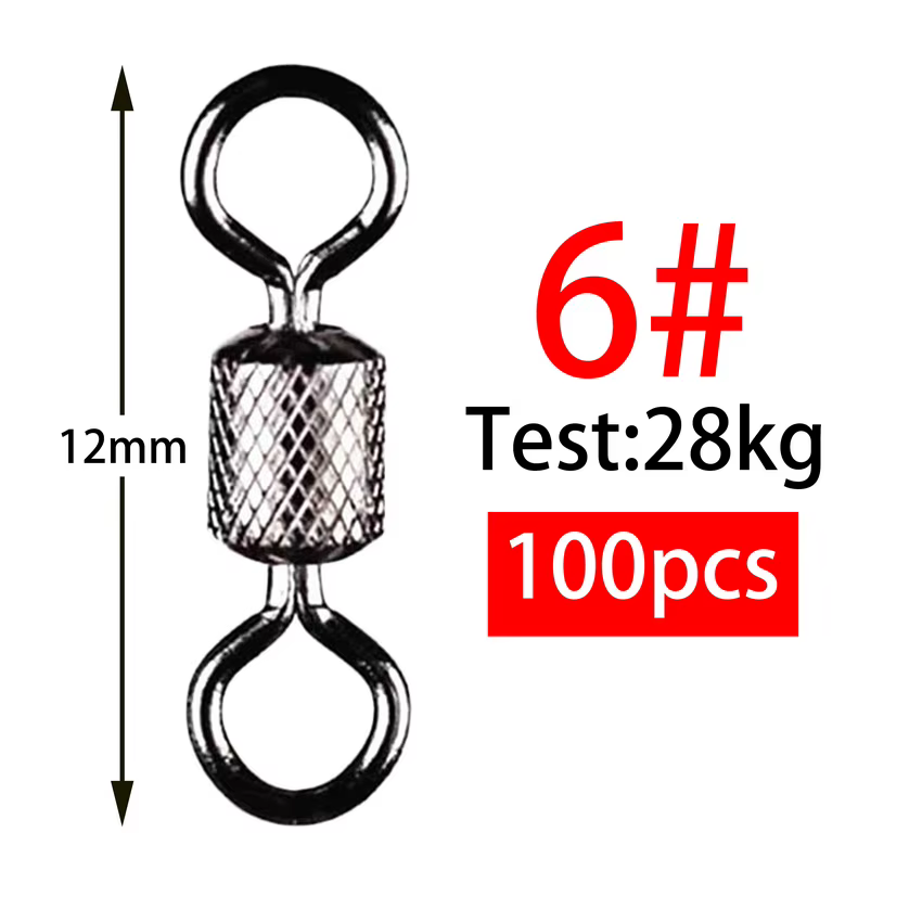 Giratorio de Pesca con Conector Rápido – Acero Inoxidable - imagen 5