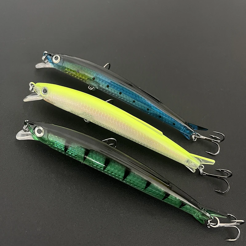 Señuelo Wobbler Minnow flotante de vástago largo para lucio silencioso - imagen 4