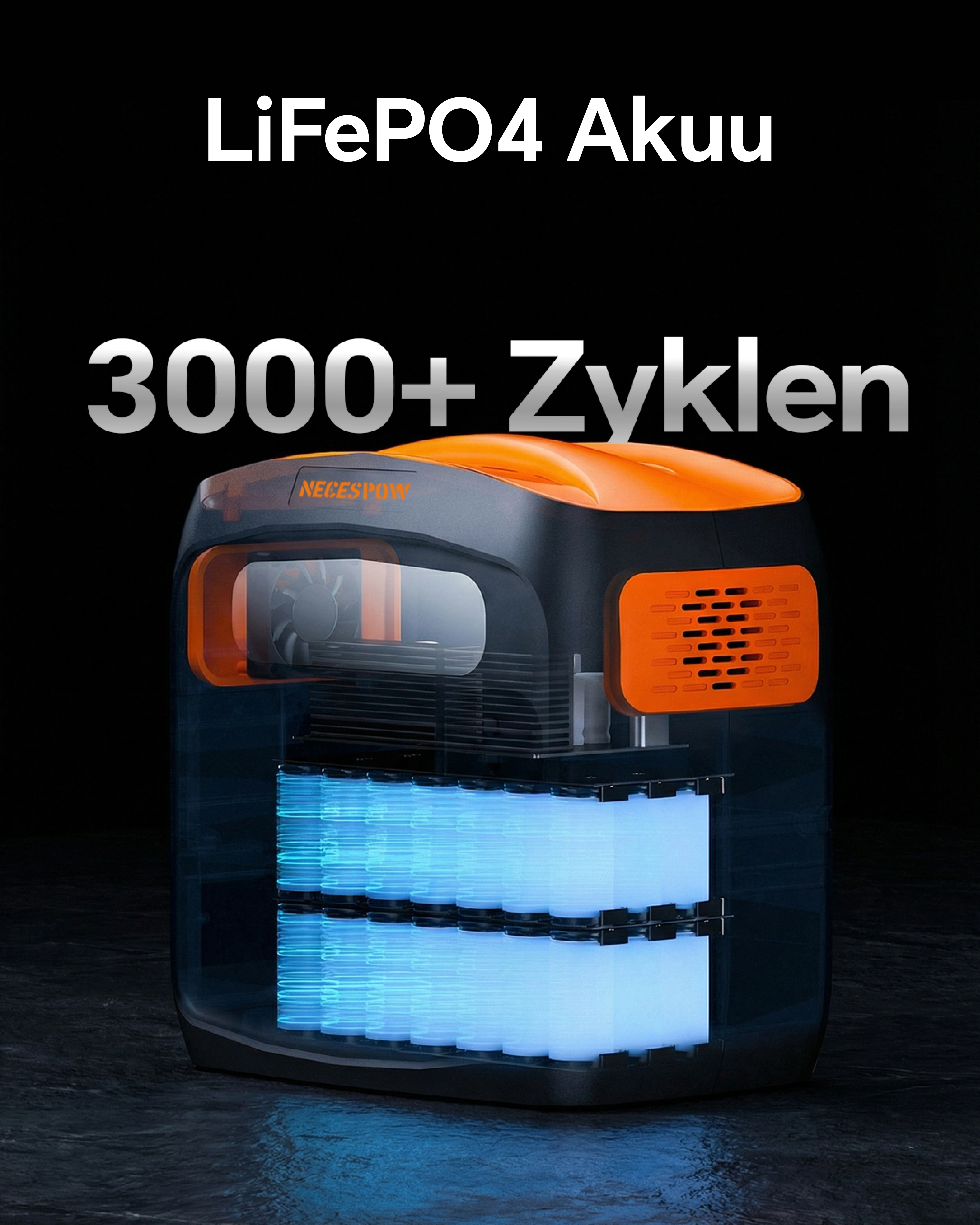 N1200 Powerstation LiFePO4 portátil para uso exterior y camping - imagen 4
