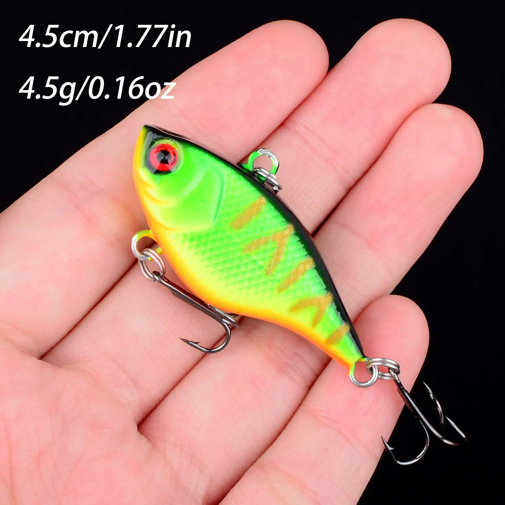 Señuelos VIB vibratorios de plástico tipo crankbait duro - imagen 3