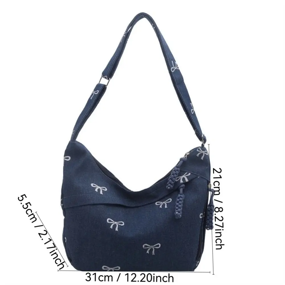 Bolso de pesca de hombro de mezclilla gran capacidad multiusos - imagen 5
