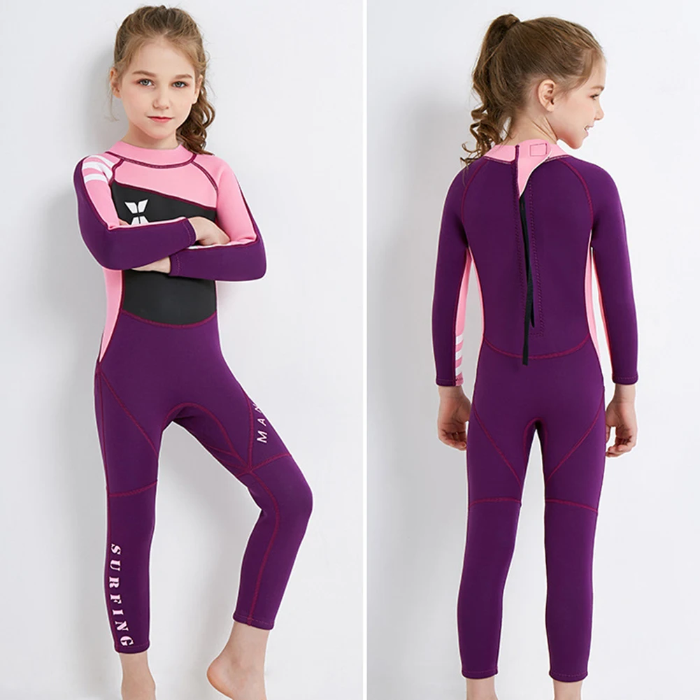 Traje de neopreno anti-UV manga larga infantil para surf y buceo - imagen 4
