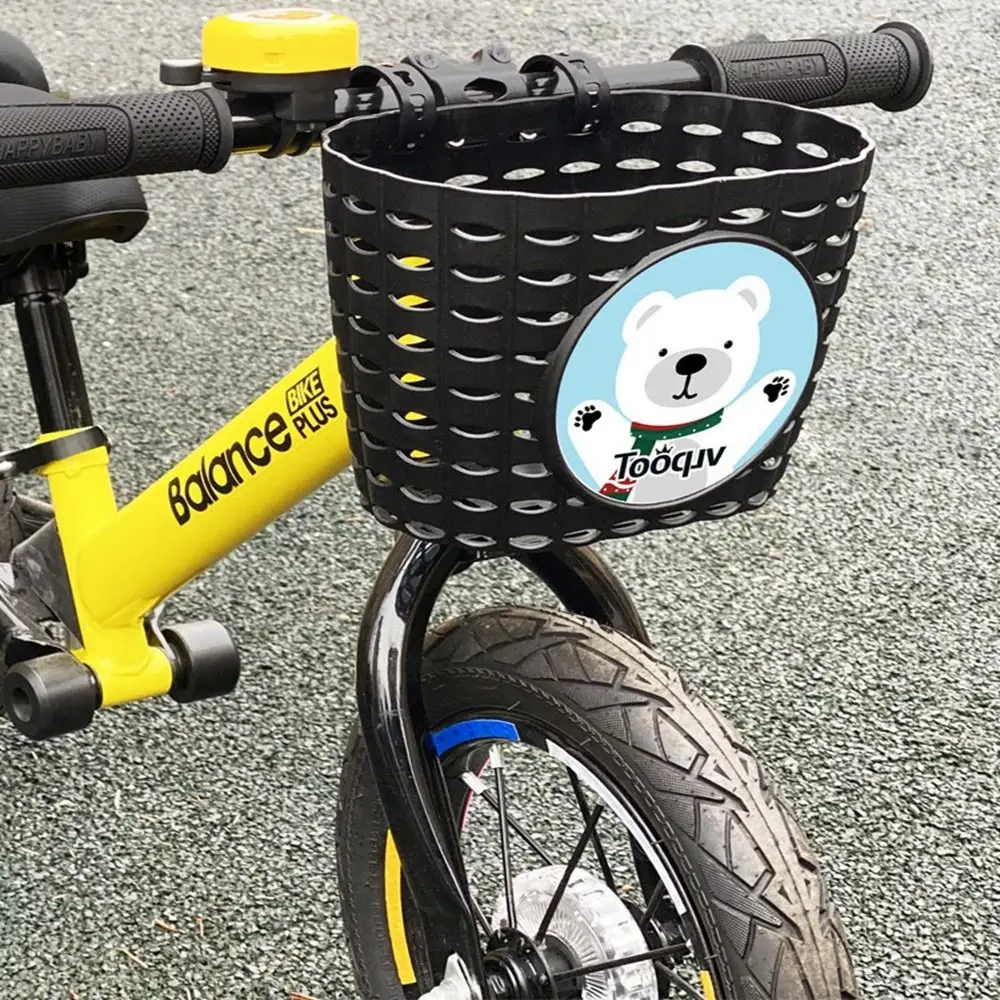 Cesta Multicolor Infantil para Manillar de Patinete – Dibujos Animados