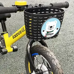 Cesta Multicolor Infantil para Manillar de Patinete – Dibujos Animados