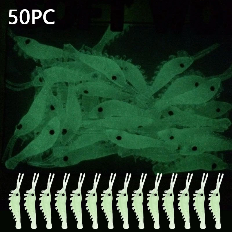 Vinilos Camarón Luminosos y Oscuros para Pesca de Lubina - imagen 4