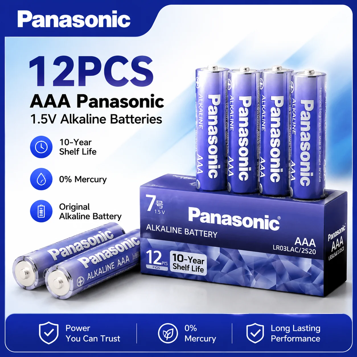 Pilas alcalinas en formato AA/AAA