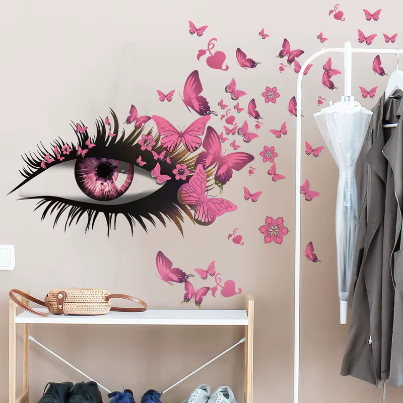 Señuelos ojos mariposa pegatinas pesca decorativas - imagen 2