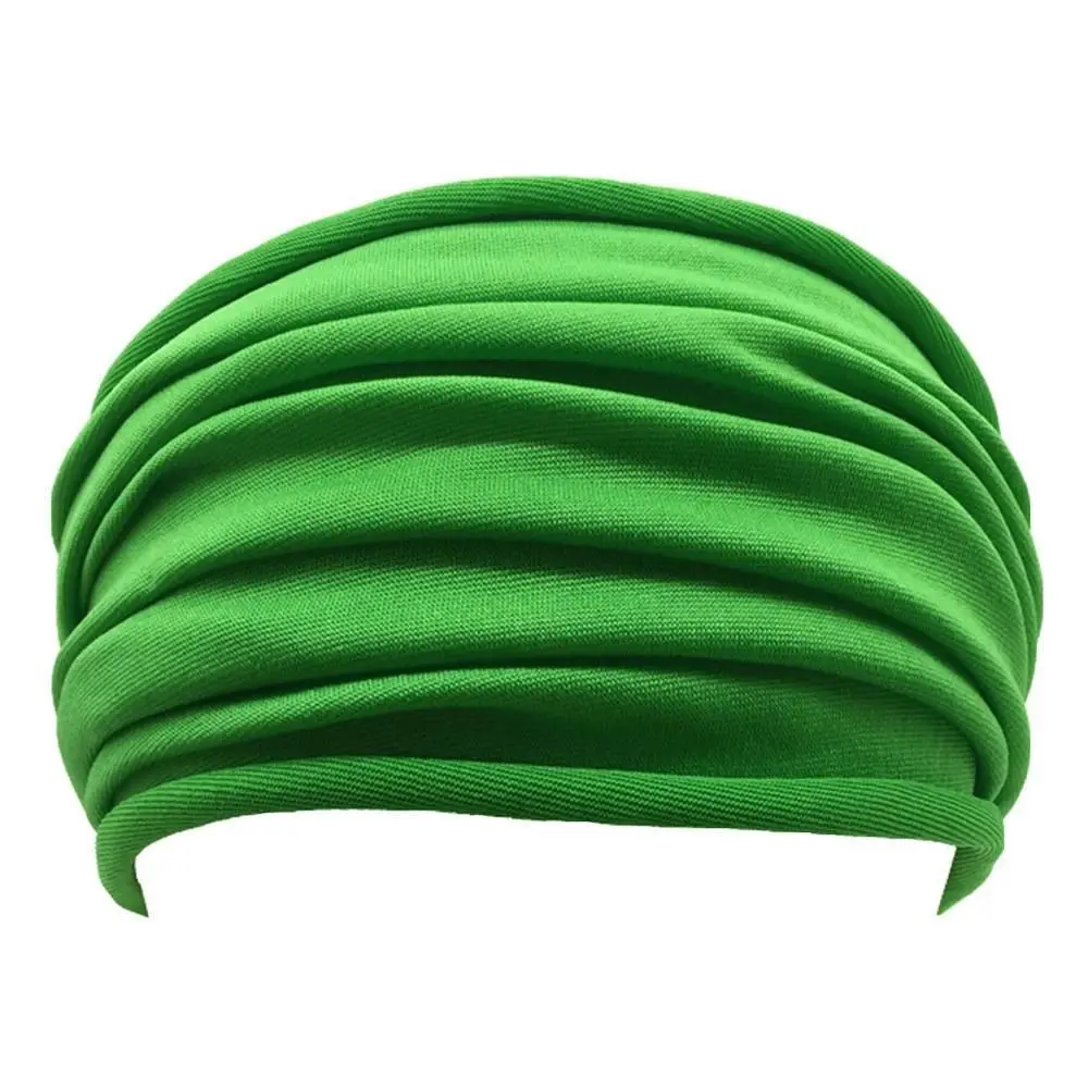 Diadema elástica antideslizante de turbante ancho para deporte - imagen 3