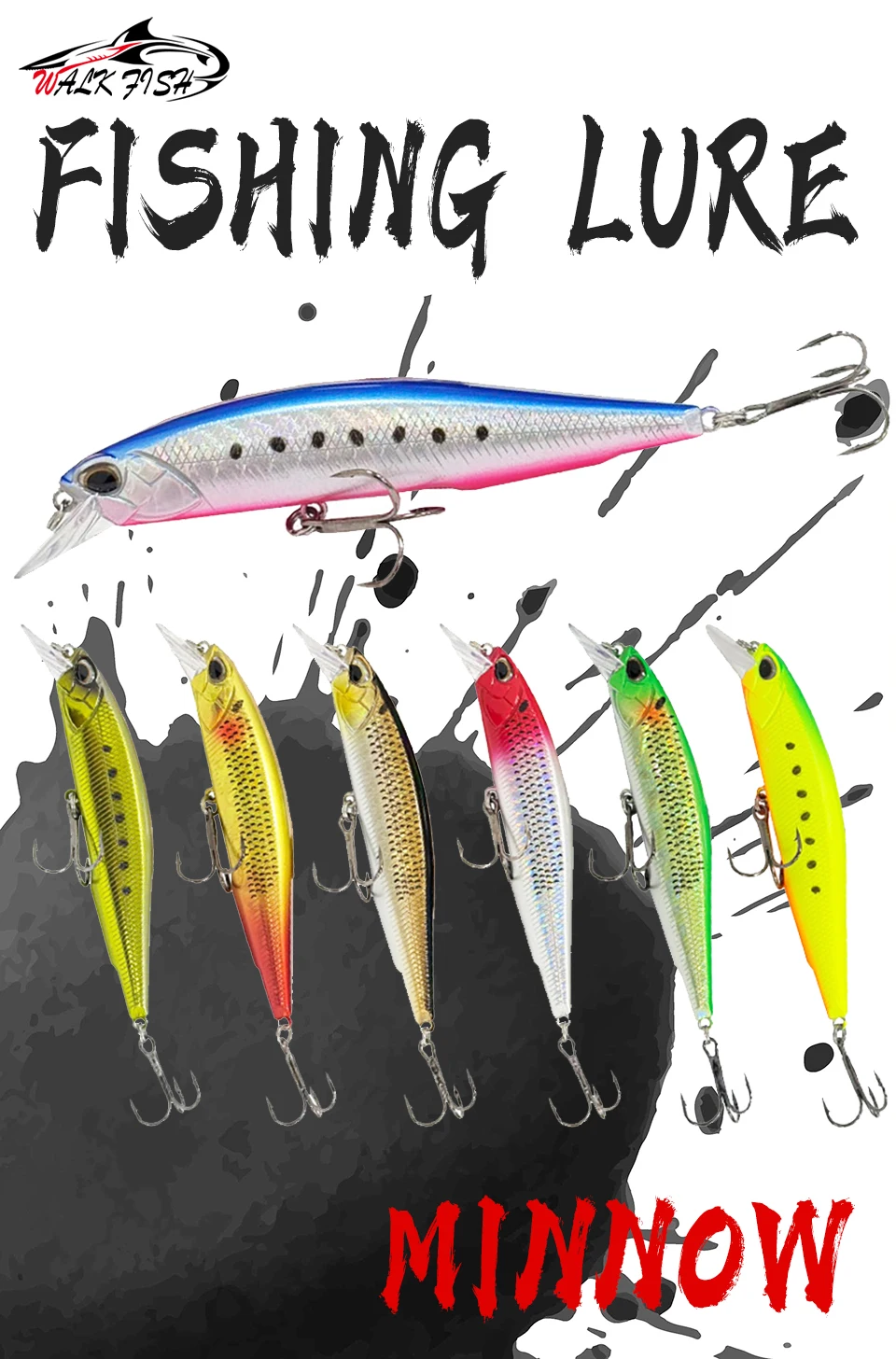 WALK FISH 100mm minnow jerkbait