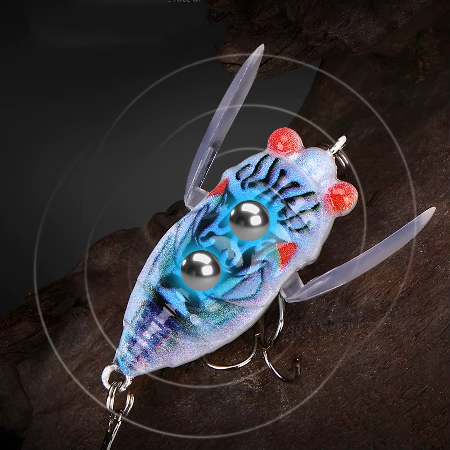 Señuelo Cigarra Popper 5cm 6g – Superficie ruidosa - imagen 5