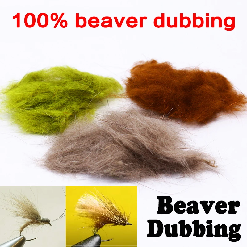 Royal Sissi dubbing de castor para trucha pequeña, flotabilidad natural - imagen 4