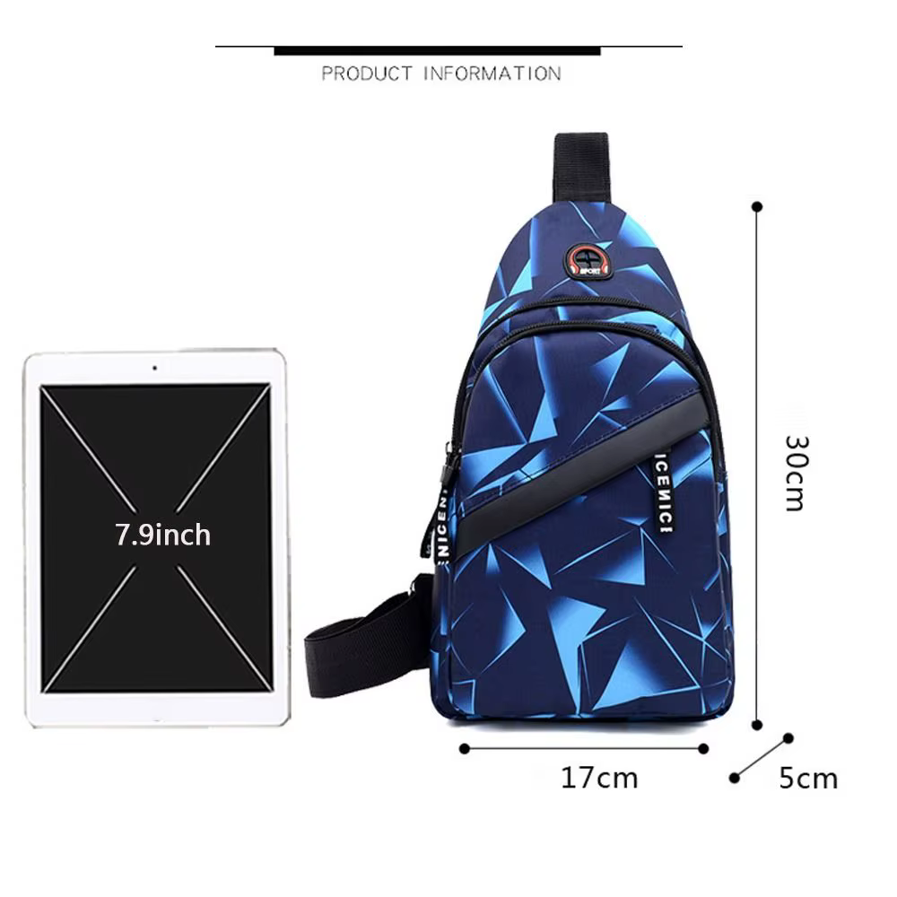 Mochila Peto Casual 2 Capas Outdoor para Senderismo y Viaje Unisex - imagen 2
