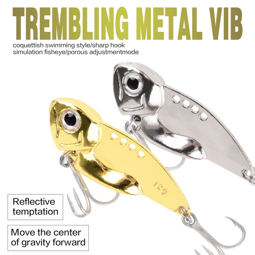 Cuchara vibratoria para bass y pike – Hundimiento lento invierno - imagen 5