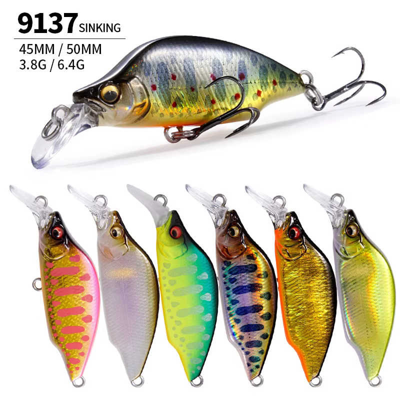 Señuelo Minnow Hundible Jerkbait – Cebo duro para lubina y lucio - imagen 2