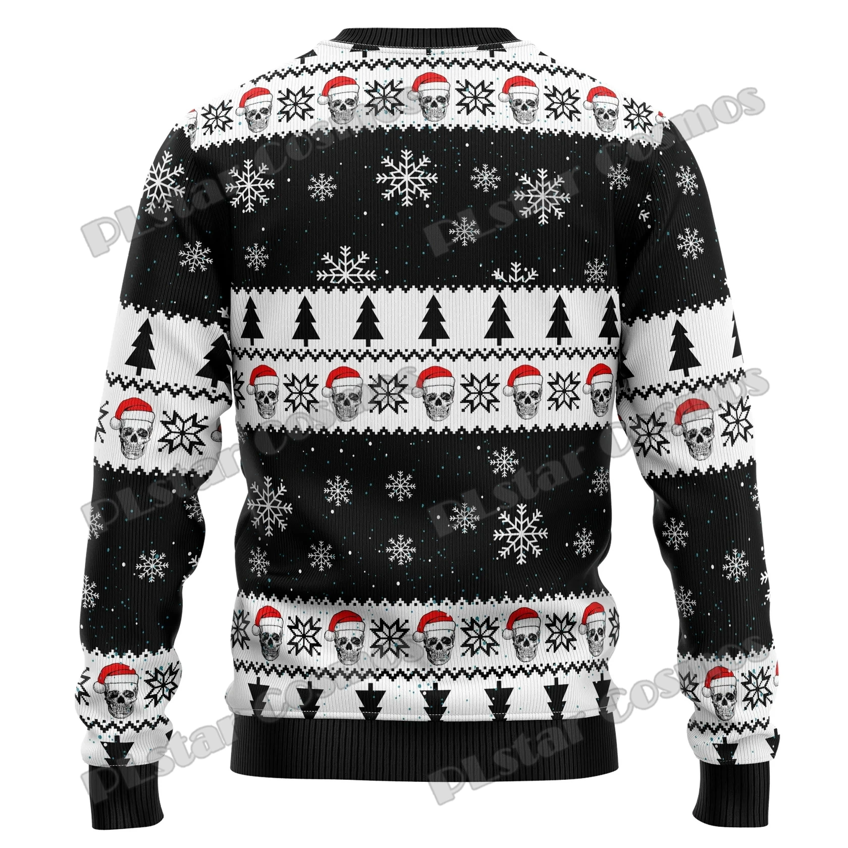 Jersey de Punto 3D Calavera y Pino KMY15 – Estilo Casual - imagen 5