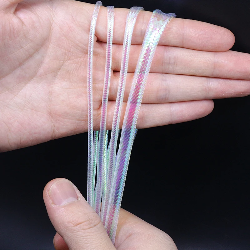 Tubos de Mylar holográficos Persuader Flashing Braid – Minnow - imagen 3