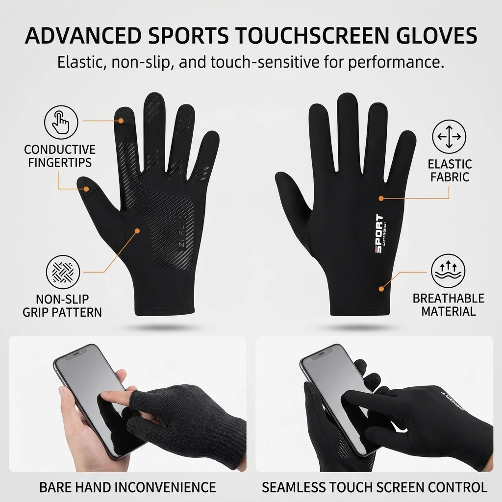 Guantes transpirables para uso exterior