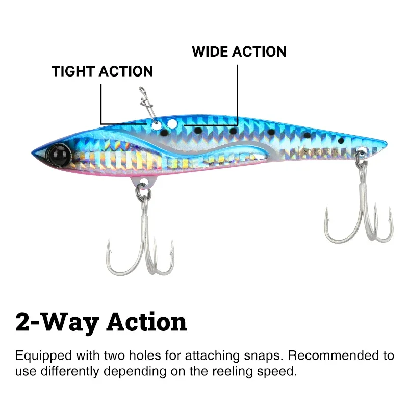 Señuelos VIB Shore Vector de Teppan - Pesca con vibración metálica - imagen 2