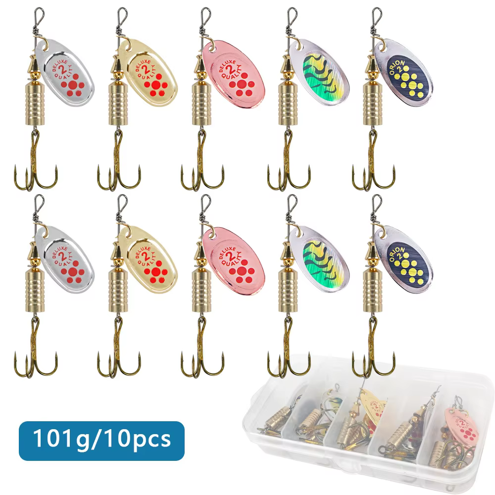 Señuelo giratorio NUNATAK Shinning Stream TROUT LURE – VIB para lubina - imagen 5