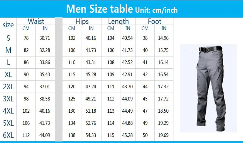 Pantalones tácticos en acción