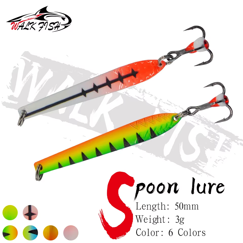 Señuelo jig de invierno para trucha WALK FISH – micro - imagen 5