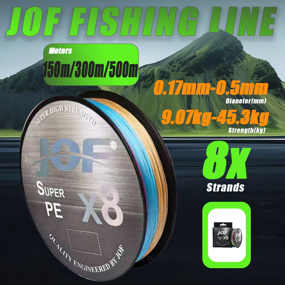 Línea trenzada JOF para pesca de carpa – multifilamento - imagen 5