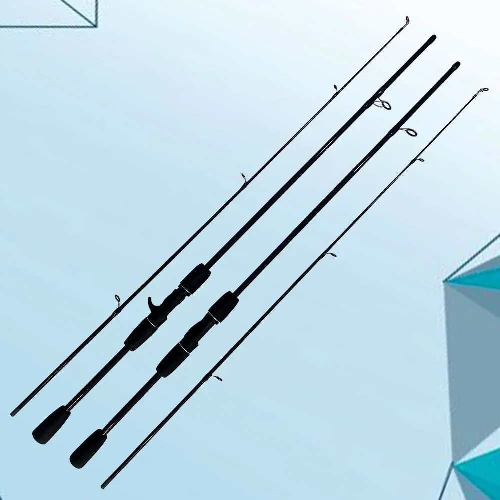 Caña de pesca ultraligera de carbono 1,8 m 2 secciones - spinning