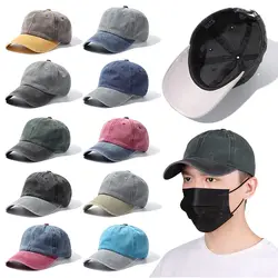 Gorra vaquera mezclilla descolorida vintage ajustable