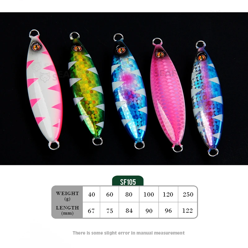 Jig Slow Pitch de Metal para Pesca en Agua Salada - imagen 3