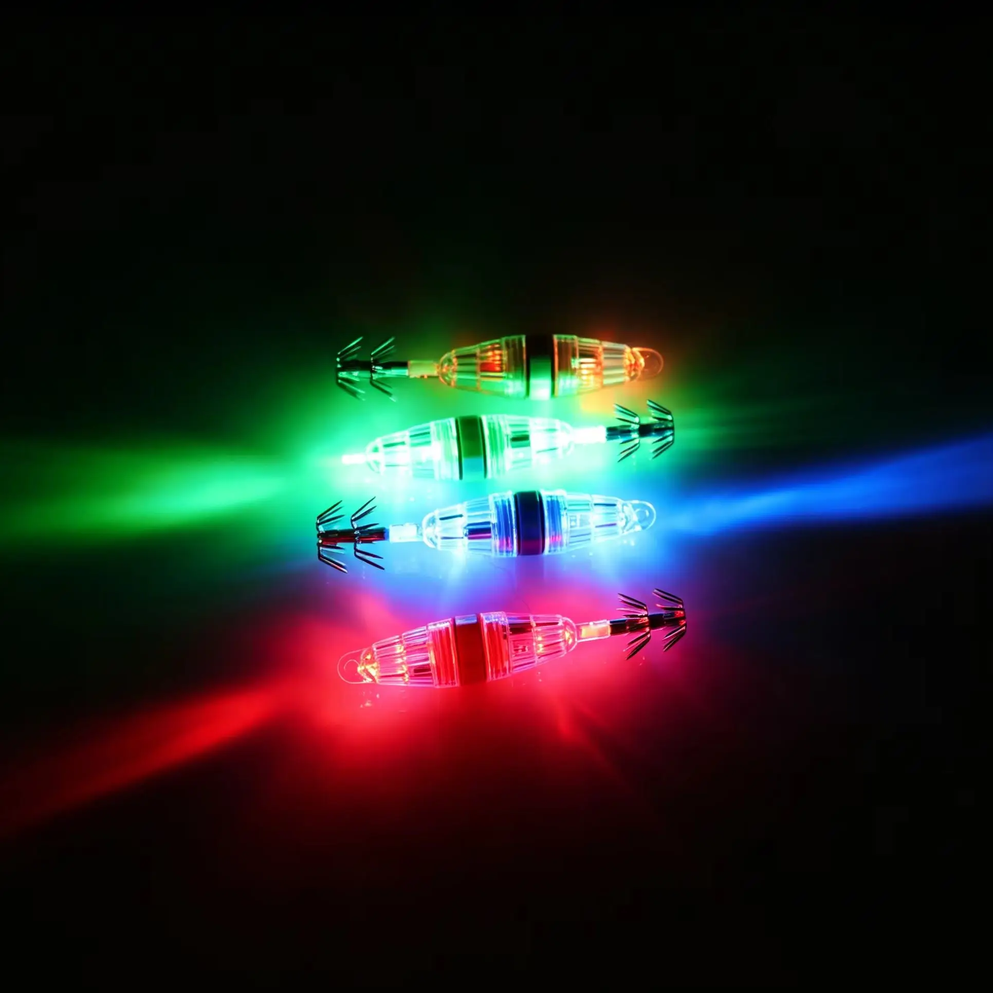 Señuelo LED para calamar intermitente, luz subacuática doble capa - imagen 5