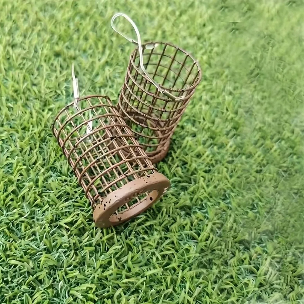 Alimentador giratorio de jaula de metal para pesca al aire libre - imagen 5