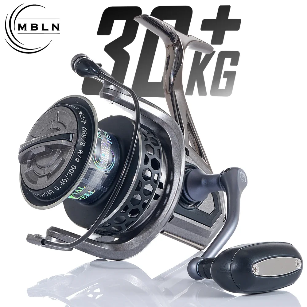 Carrete spinning MBLN 30 kg freinaje pesca marina - imagen 4