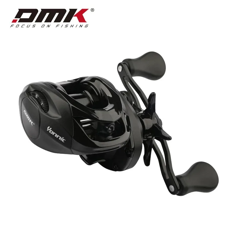 Carrete baitcast DMK Yannic con freno magnético y fibra de carbono