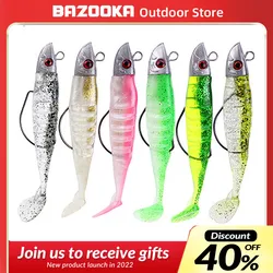 Bazooka Jighead T – Cabeza de plomo silicone para perca y lucio