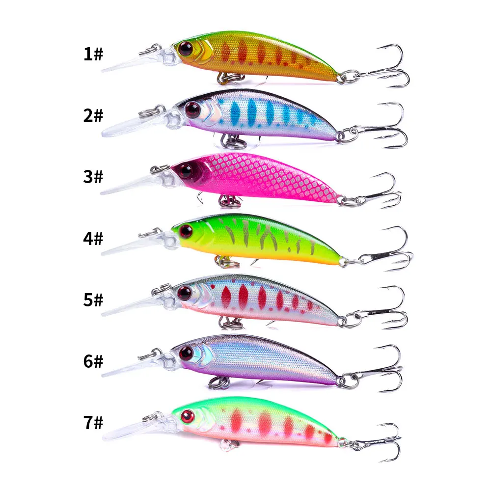 Detalle del diseño y perfil hidrodinámico del señuelo Minnow