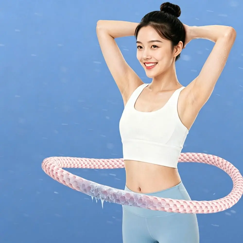 Aro de fitness plegable con resorte y rebote suave para cintura - imagen 2