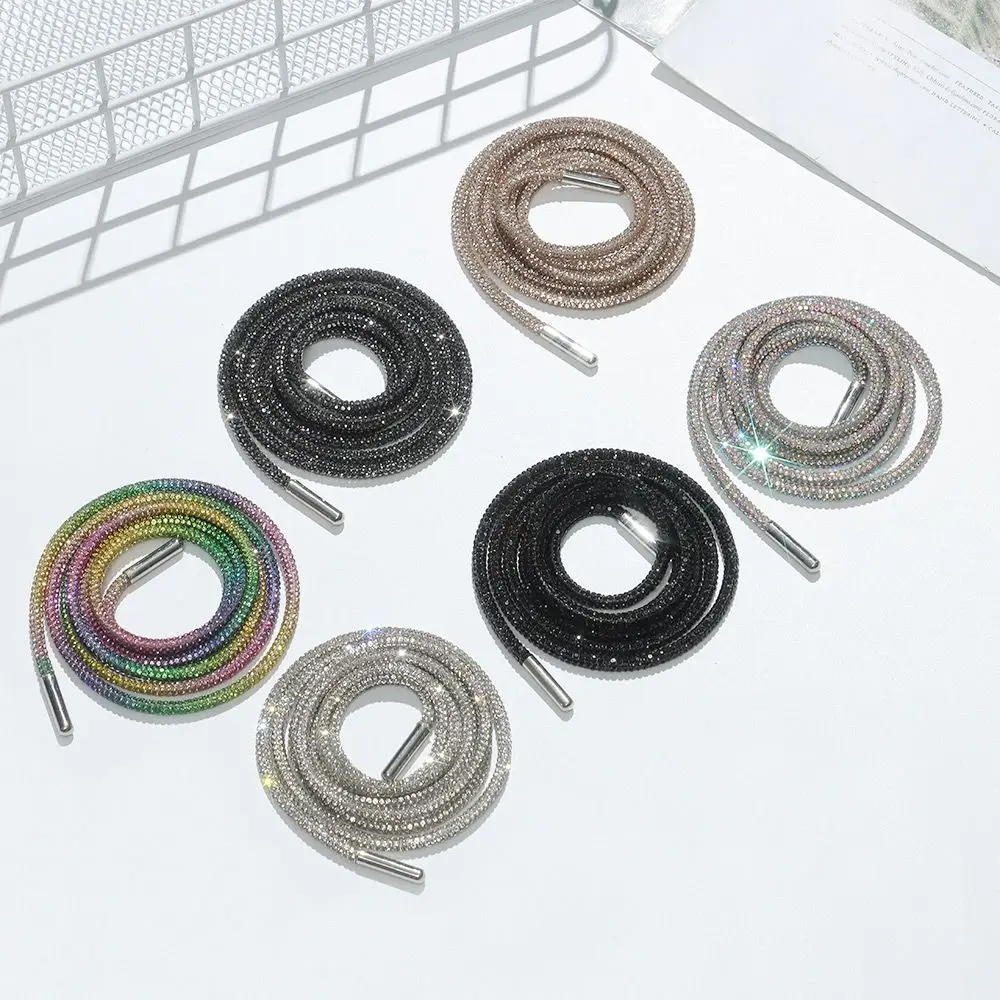 Cordones brillantes con pedrería para zapatillas DIY accesorios - imagen 4
