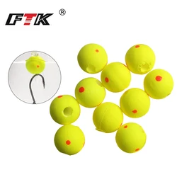 FTK Bolas flotantes 8mm/10mm con espuma de alta flotabilidad para cebo