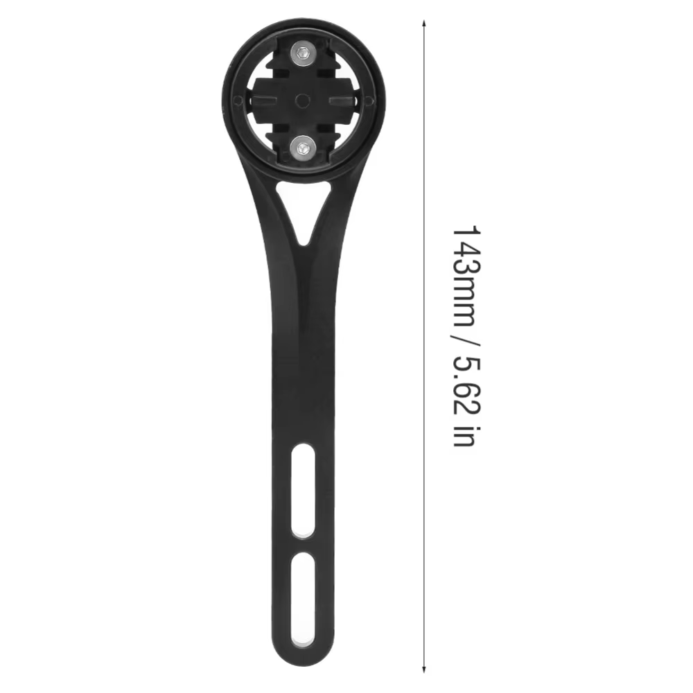 Soporte Ciclocomputador Aluminio 143mm para Manillar Negro - imagen 4