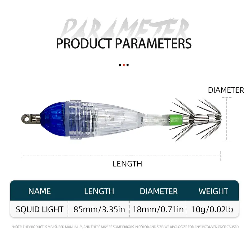 ShareShark Luces LED intermitentes para pesca nocturna con batería - imagen 3