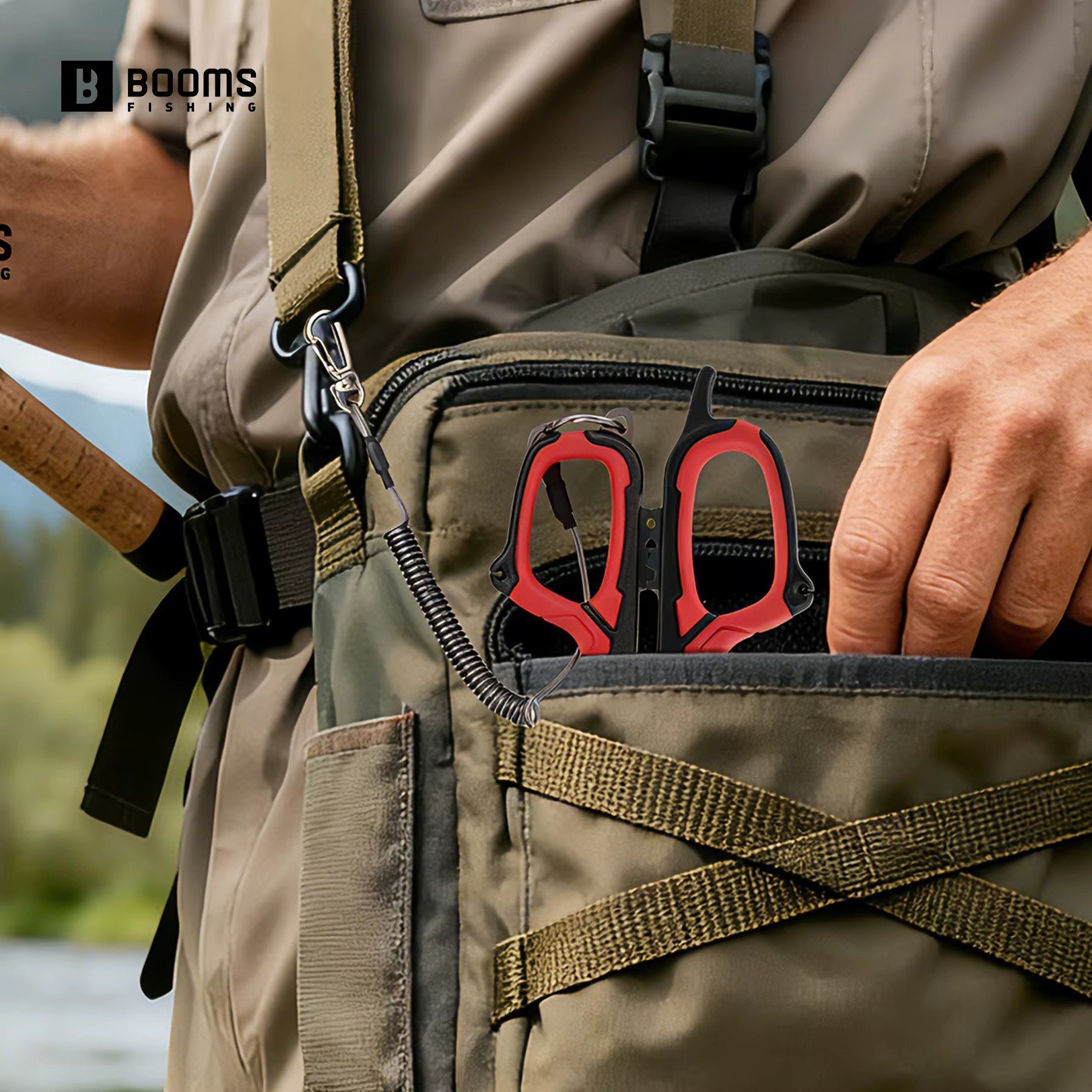 Alicates pesca Booms Fishing multifuncionales en acero inoxidable - imagen 3