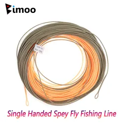 Bimoo WF Línea de Mosca Flotante Camuflaje Melocotón