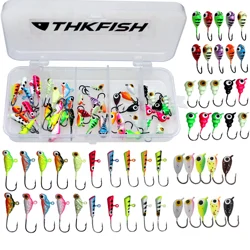 THKFISH Anzuelos Jig Head para pesca en hielo