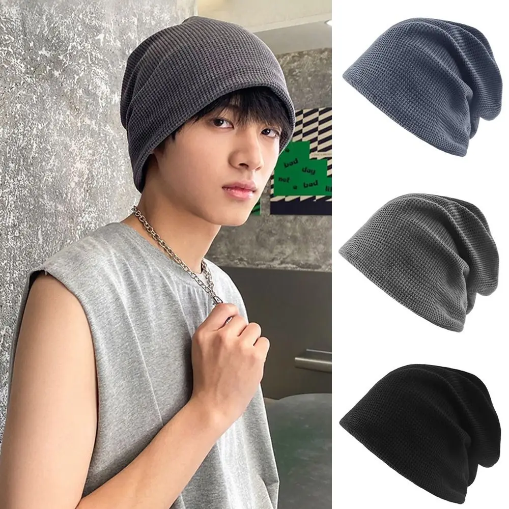 Gorro de punto suave unisex – Color sólido para invierno - imagen 2