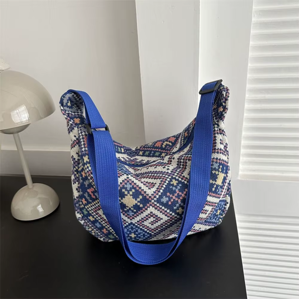 Bolso bandolera de lona para mujer, amplio y de estilo casual - imagen 5
