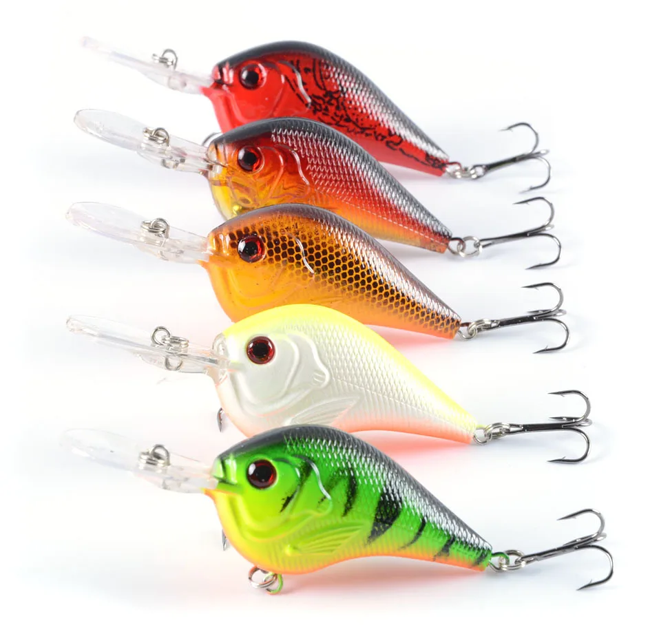 Señuelo Crankbait con ojos 3D y gancho de acero con carbono alto - imagen 5
