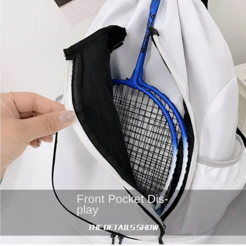 Mochila para raquetas de tenis resistente al agua con bolsillo zapatos - imagen 3